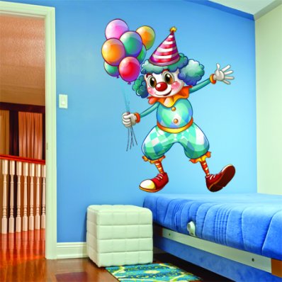 Vinilo infantil payaso