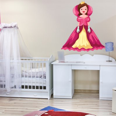 Vinilo infantil princesa