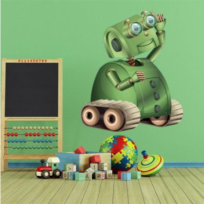 Vinilo infantil robot