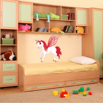 Vinilo infantil unicornio