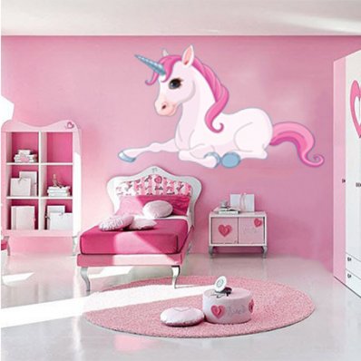 Vinilo infantil unicornio