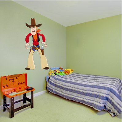 Vinilo infantil vaquero