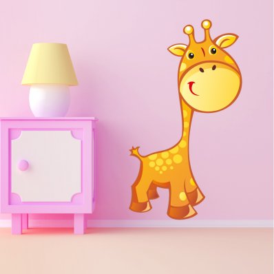 Wandsticker Giraffe