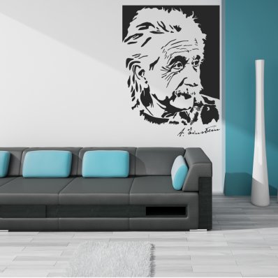 Wandtattoo aAlbert Einstein