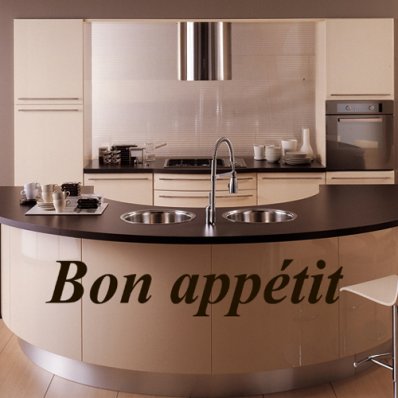 Wandtattoo Bon Appétit
