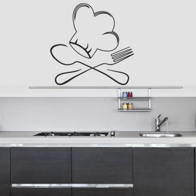 Wandtattoo Kochen