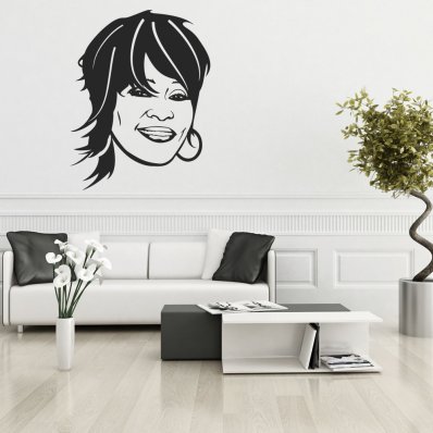 Wandtattoo Whitney Houston