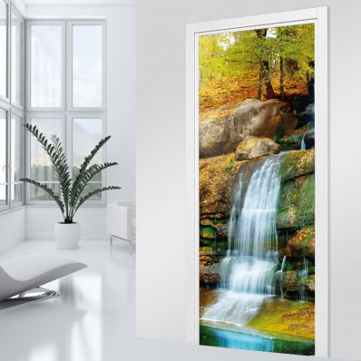 Waterfall Door Stickers