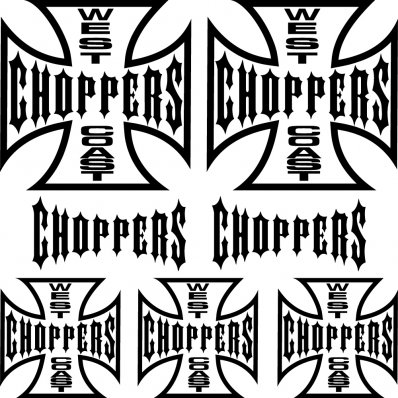 west coast choppers Decal Stickers kit