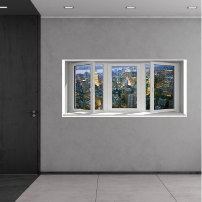 Window illusion Wall Stickers