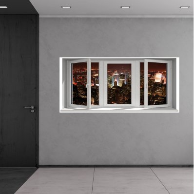 Window illusion Wall Stickers