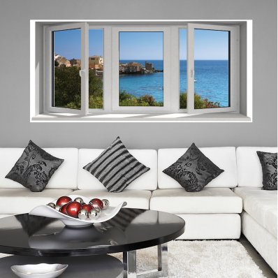 Window illusion Wall Stickers