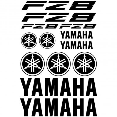 Yamaha FZ8 Decal Stickers kit