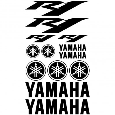 Yamaha R1 Decal Stickers kit