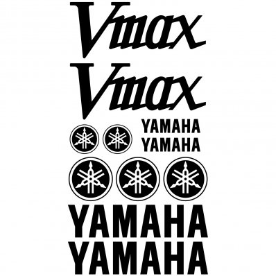 Yamaha VMAX Decal Stickers kit