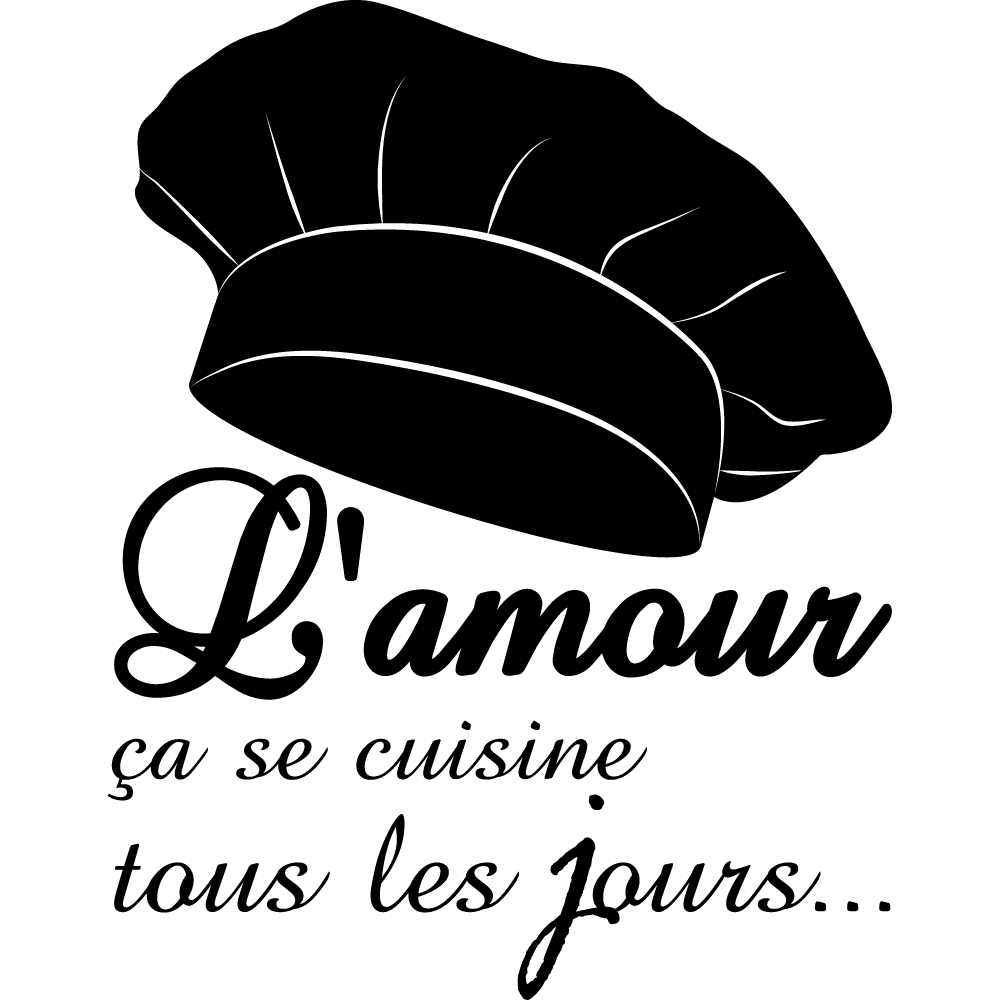 Stickers Citation Cuisine Pas Cher