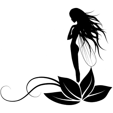 Stickers Fee Fleur Pas Cher