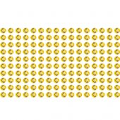 160  golden rhinestone sticker