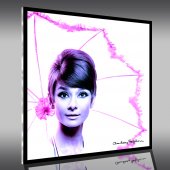 Acrylglasbild Audrey Hepburn