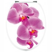 Adesivo copri WC orchidea