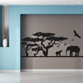Adesivo Murale Africa