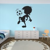 Adesivo Murale bambino calcio