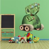 Adesivo Murale bambino robot