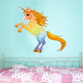 Adesivo Murale bambino unicorno