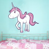 Adesivo Murale bambino unicorno