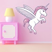 Adesivo Murale bambino unicorno