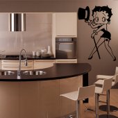 Adesivo Murale Betty Boop