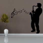 Adesivo Murale Jazzman