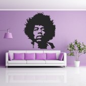 Adesivo Murale jimmy hendrix