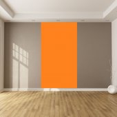 Adesivo Murale metro colore arancione