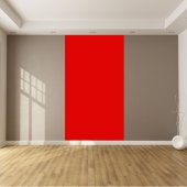 Adesivo Murale metro colore rosso