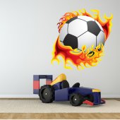 Adesivo Murale pallone da calcio