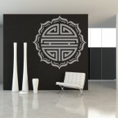 Adesivo Murale simbolo rotondo asiatico
