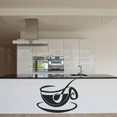 Adesivo Murale tazzina di caffè