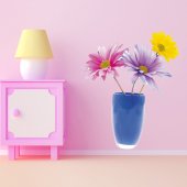 Adesivo Murale vaso di fiori