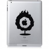 Adesivo per ipad 2 fiamma