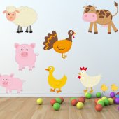 Animals Set Wall Stickers
