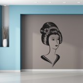 Asian Woman Wall Stickers