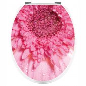 Aufkleber für Toilettendeckel Blume