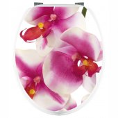 Aufkleber für Toilettendeckel Orchidee