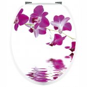 Aufkleber für Toilettendeckel Orchidee