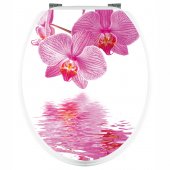 Aufkleber für Toilettendeckel Orchidee