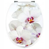 Aufkleber für Toilettendeckel Orchidee