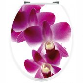 Aufkleber für Toilettendeckel Orchidee