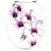 Aufkleber für Toilettendeckel Orchidee