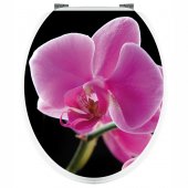 Aufkleber für Toilettendeckel Orchidee